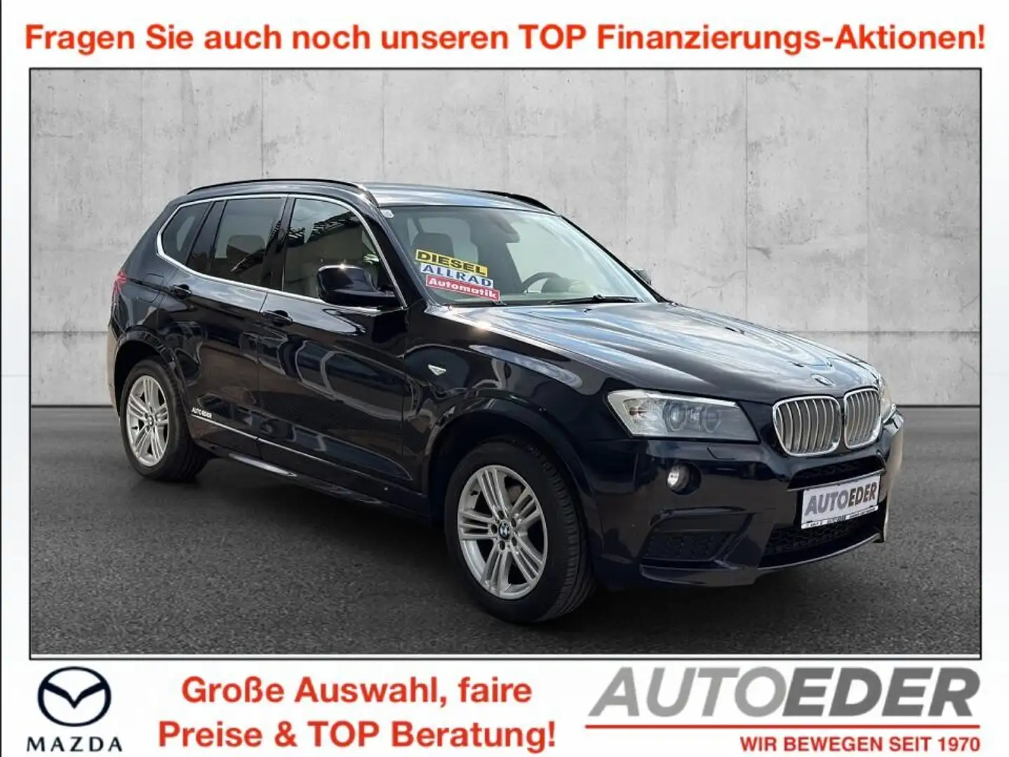 BMW X3 xDrive30d Österreich-Paket Aut. Schwarz - 1
