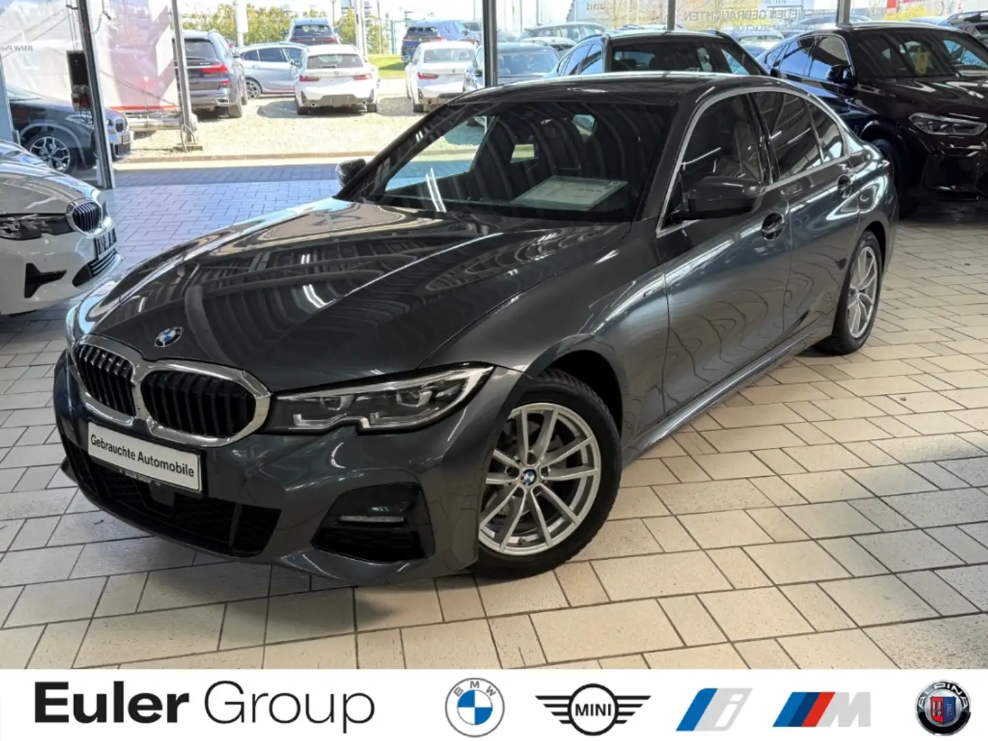 BMW 320 d A xDrive M-Sport AD Navi GSD eSitze LED ACC HiFi Grau - 1