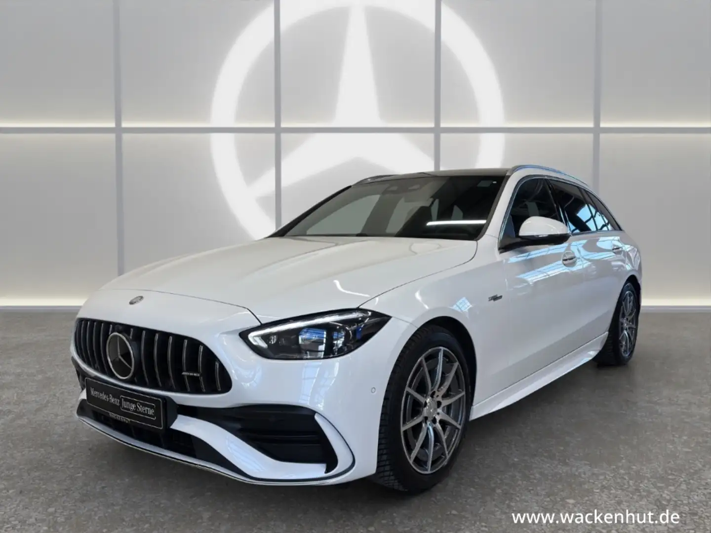 Mercedes-Benz C 43 AMG 4M T DRIVER+PREM+STDHZ+HI-LENK+HUD+DIST Blanco - 1