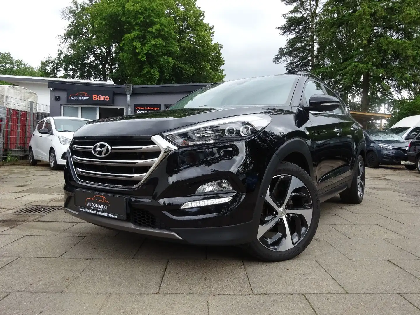 Hyundai TUCSON Premium 4WD/Panorama/Leder/Navi/AHK/SHZ/ Zwart - 1