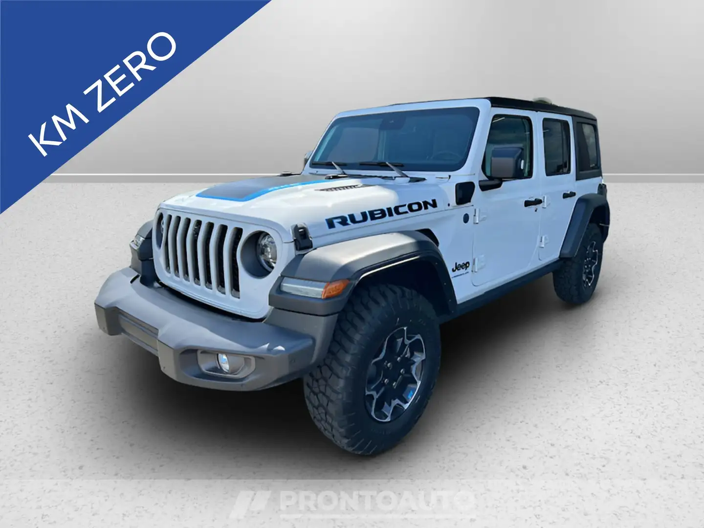 Jeep Wrangler unlimited 2.0 atx phev rubicon 4xe auto Bianco - 1