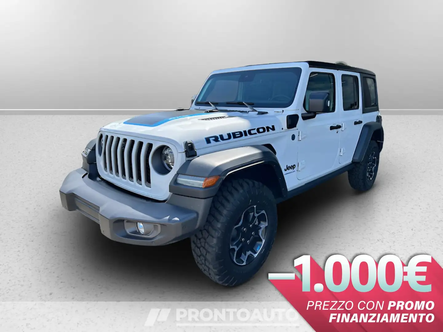 Jeep Wrangler unlimited 2.0 atx phev rubicon 4xe auto Blanc - 1