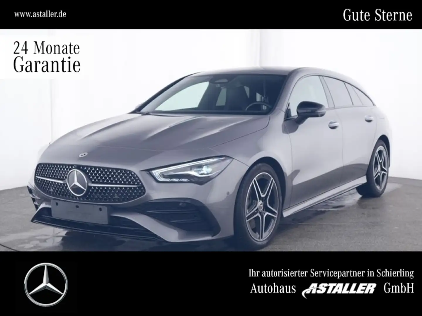 Mercedes-Benz CLA 220 SB d AMG Line LED+Night+WiPa+Park360+18" Grijs - 1