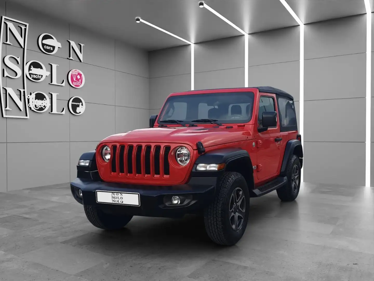 Jeep Wrangler Wrangler 2.0 turbo Sport auto Rouge - 1