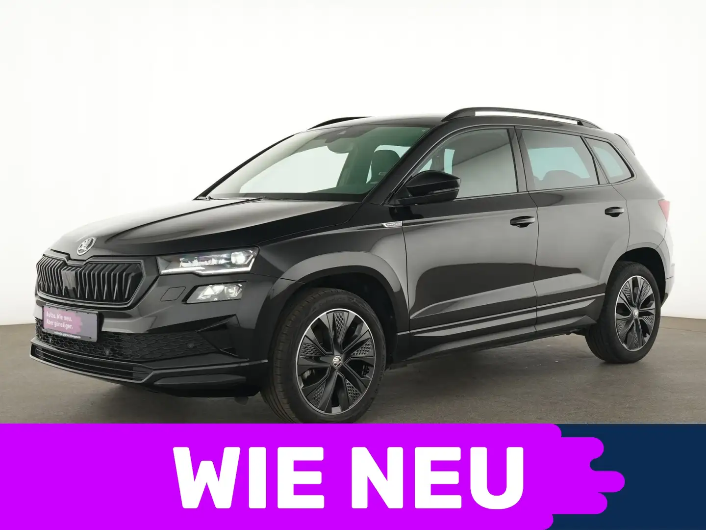 Skoda Karoq Sportline ACC|LED|Kamera|Kessy|SHZ|Navi|PDC Schwarz - 1