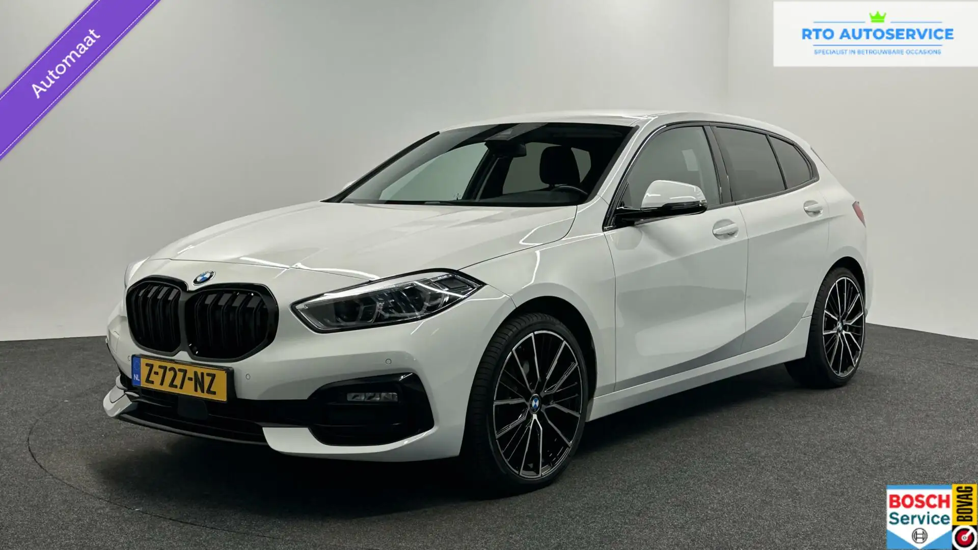 BMW 118 1-serie 118i Essential High Executve ECC LM CRUISE Blanc - 1