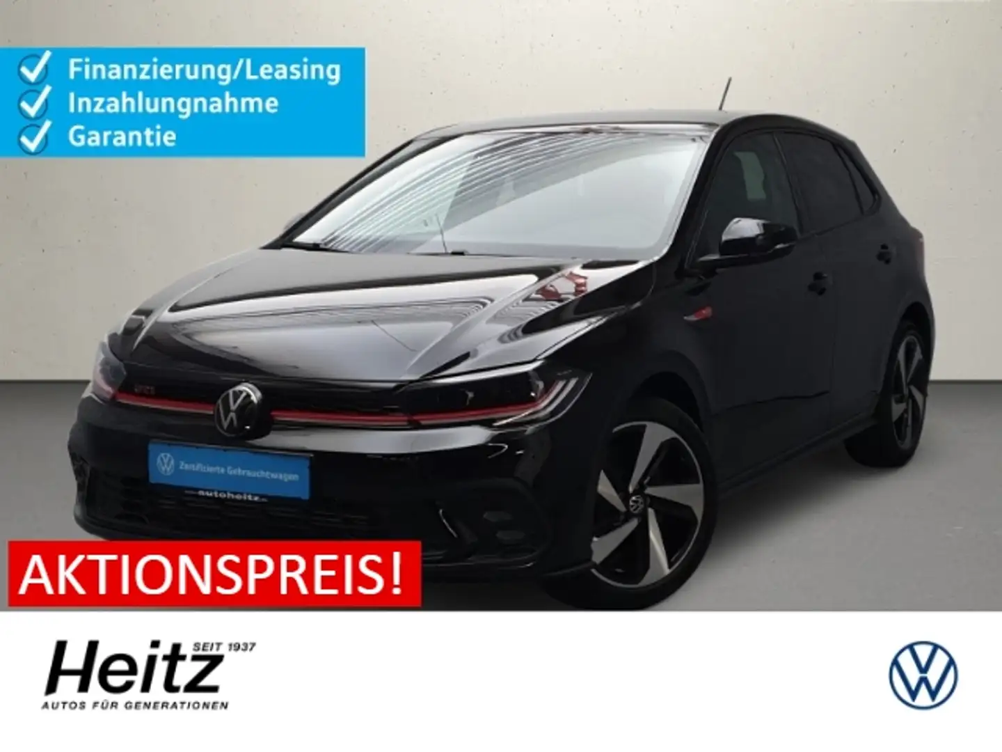 Volkswagen Polo GTI DSG ACC LED Rückfahrk SHZ AKTIONSPREIS! Schwarz - 1