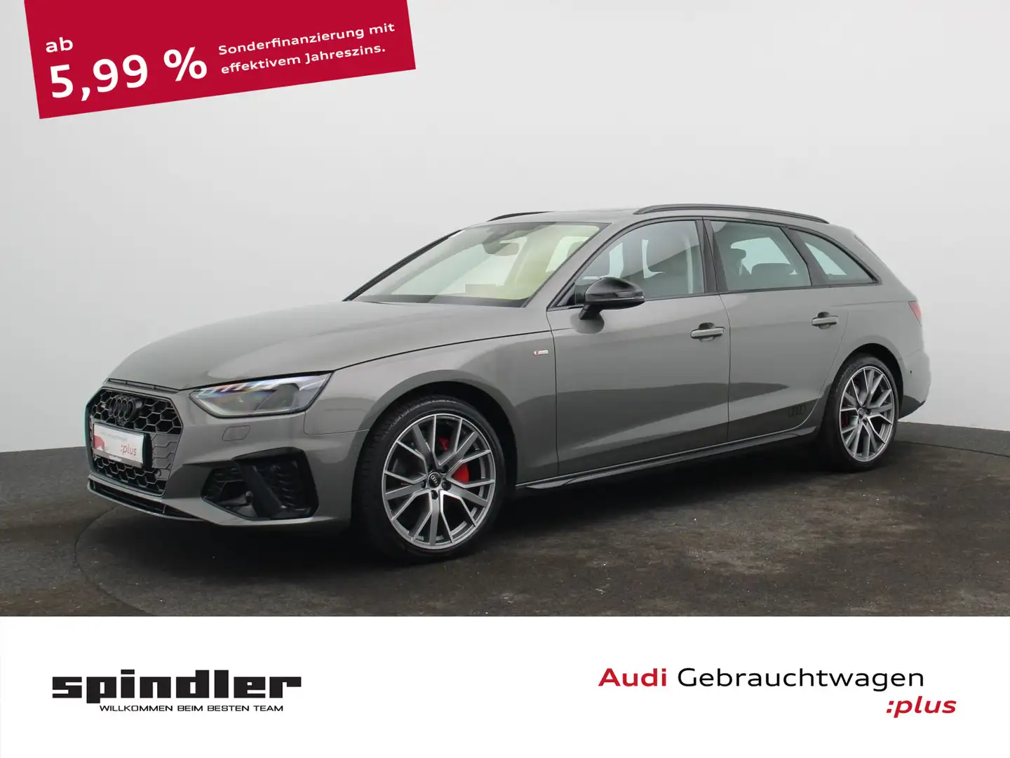 Audi A4 S-Line 40TDI quattro S-tronic/ Pano,AHK Gris - 1