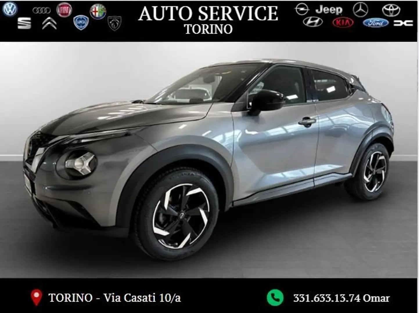 Nissan Juke Juke 1.0 dig-t N-Connecta 114cv Grigio - 1