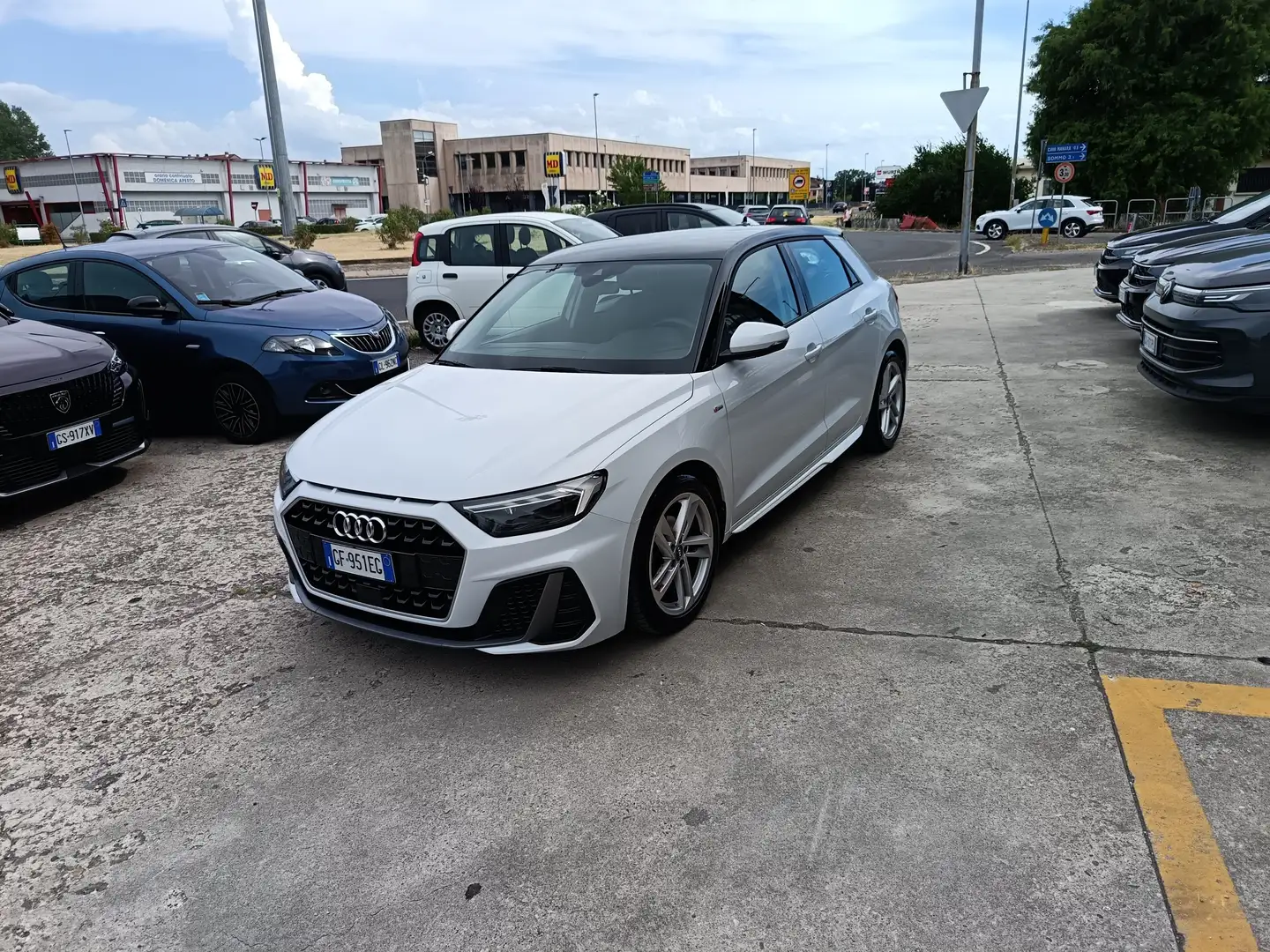 Audi A1 A1 Sportback 30 1.0 tfsi S Line Edition 116cv my20 Bianco - 2