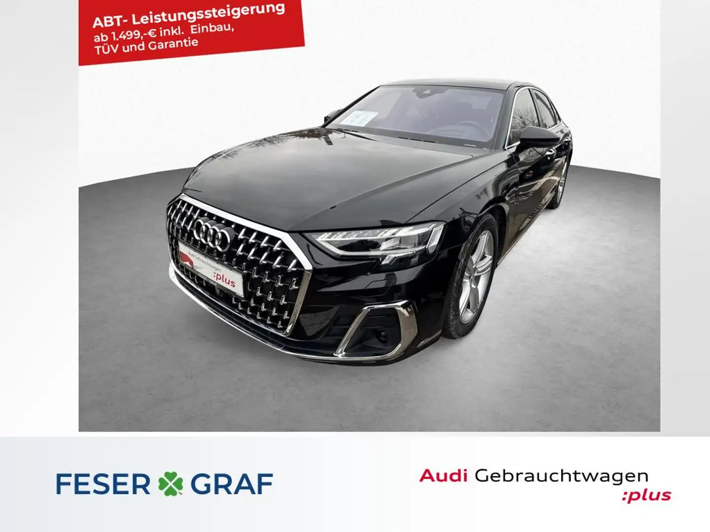 Audi A8 50 TDI qu HuD B&O PANO STDHZG MATRIX Negro - 1