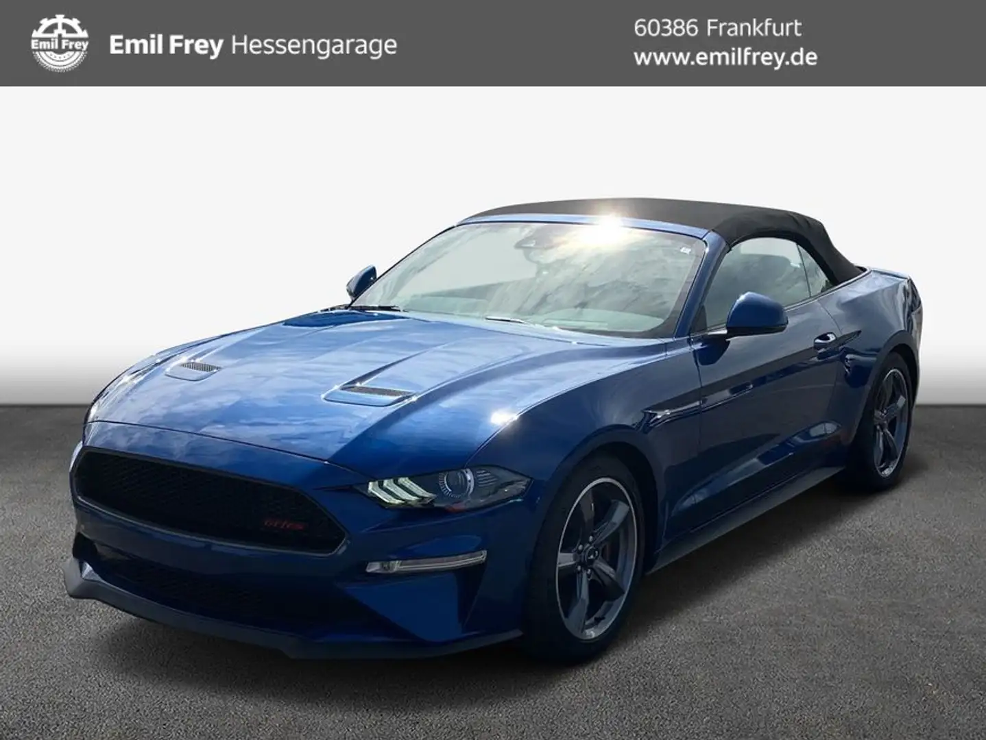 Ford Mustang Convertible 5.0 Ti-VCT V8 Aut. GT Blau - 1