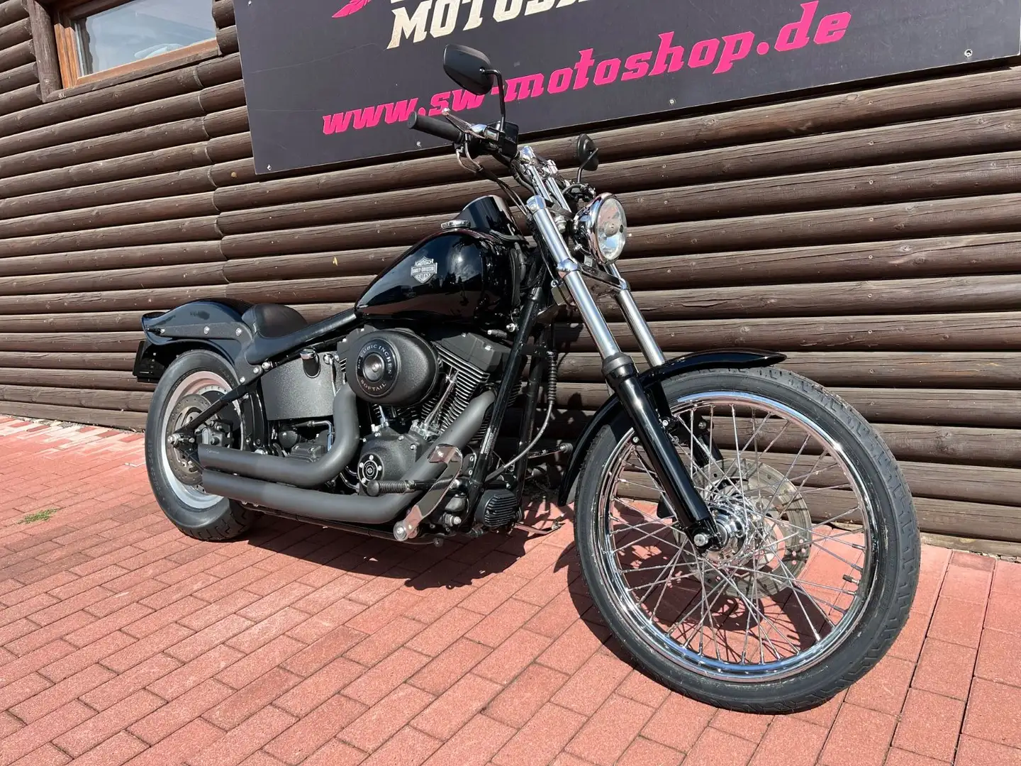 Harley-Davidson FXSTB Softail Night Train *Thorcat, 1.Hand* Schwarz - 2