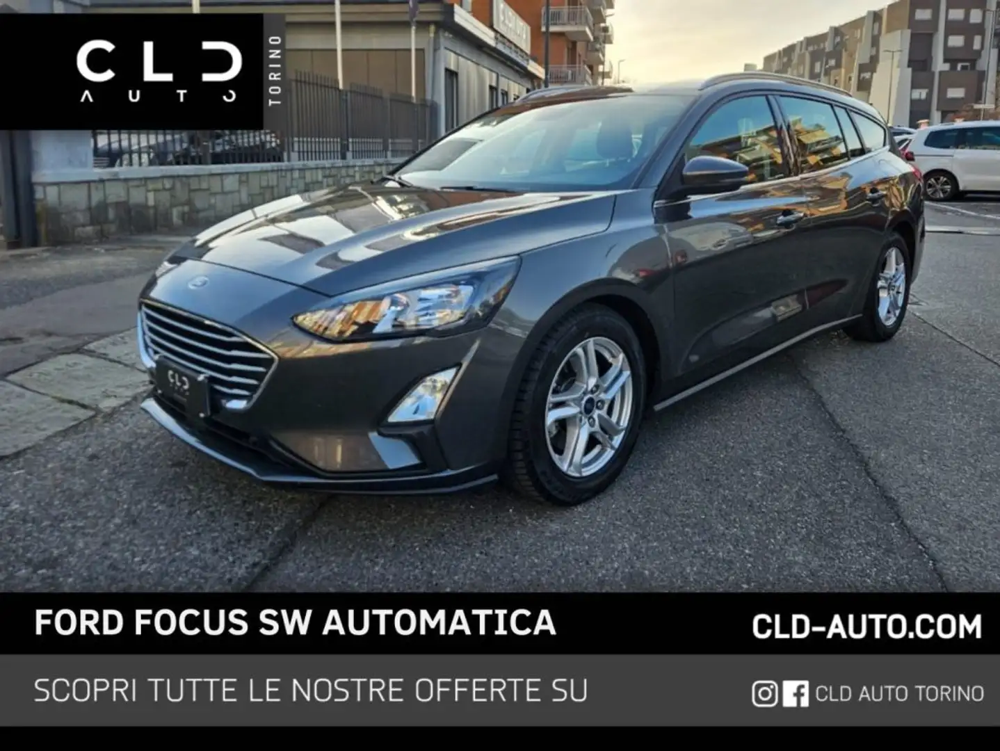 Ford Focus 1.5 EcoBlue 120 CV automatico SW Active Co-Pilot Grigio - 1