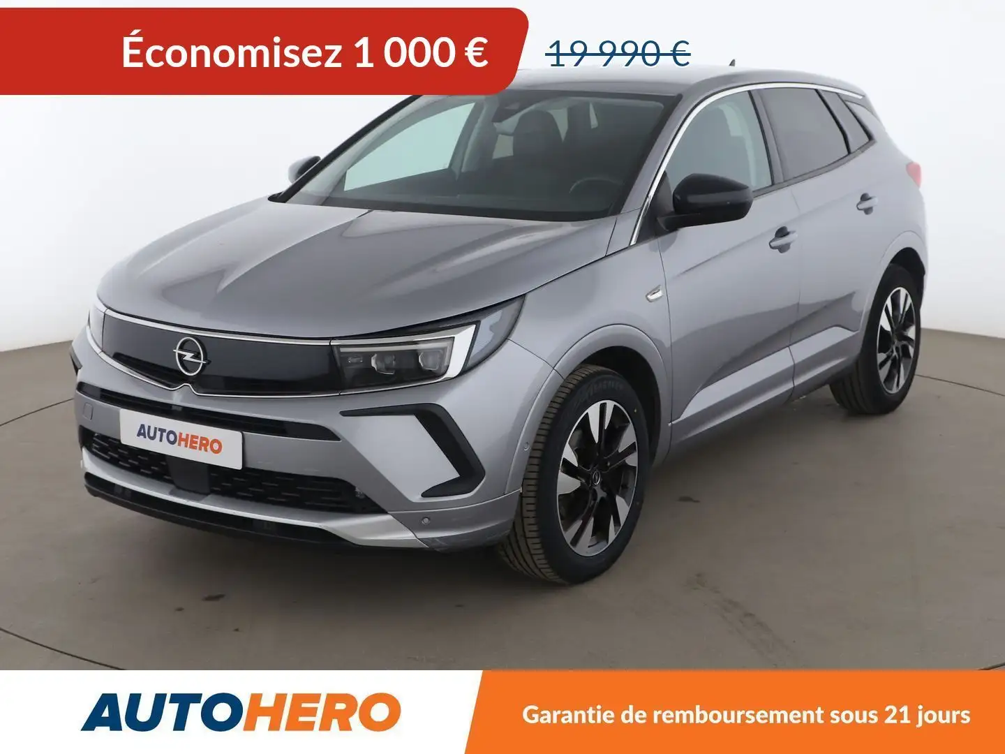 Opel Grandland X 1.2 Turbo Elegance Business Auto Šedá - 1