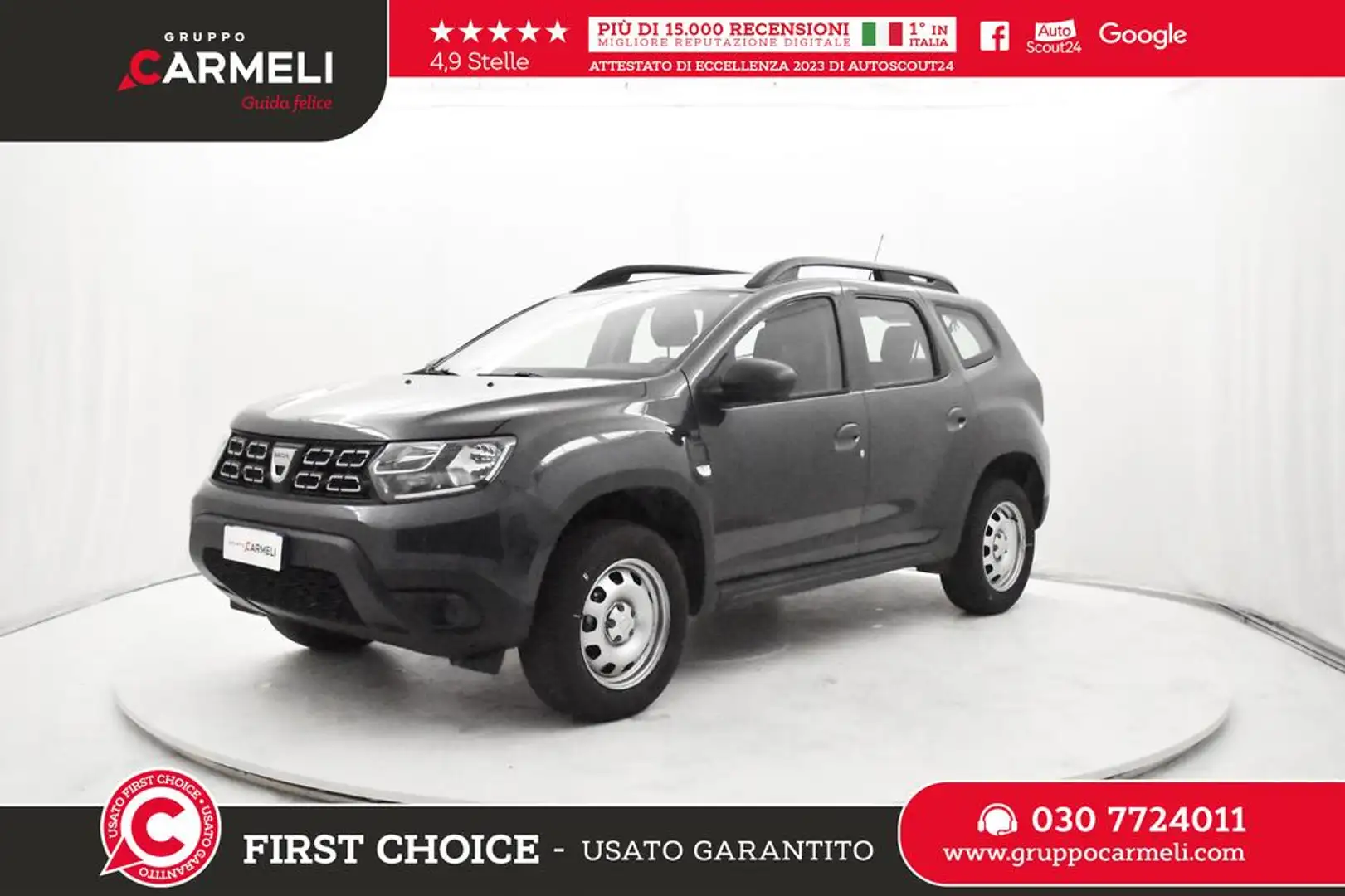 Dacia Duster 1.0 tce Essential Eco-g  4x2 100cv Grigio - 1