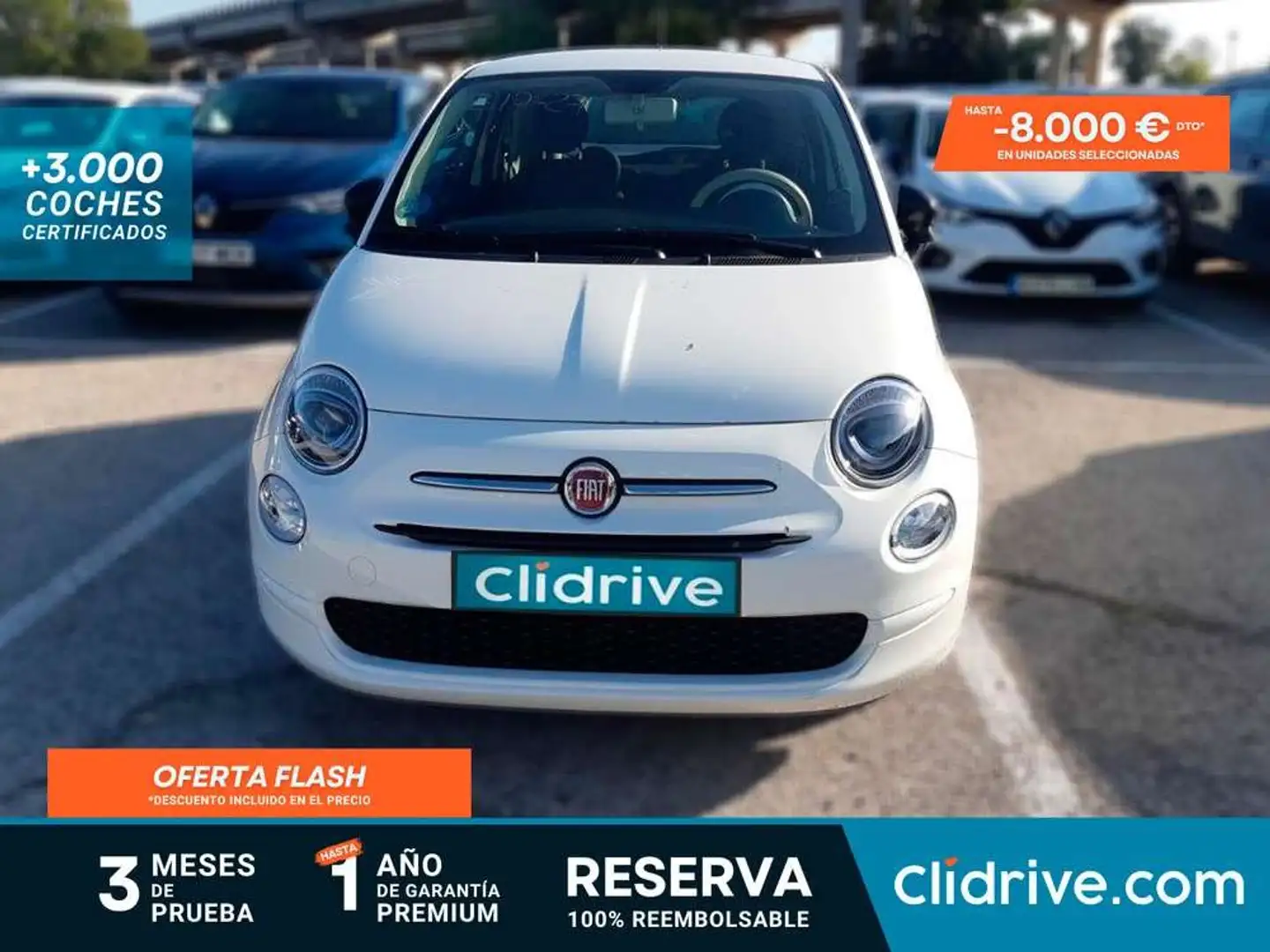 Fiat 500 Monotrim 1.0 Hybrid 51KW (70 CV) Blanco - 1
