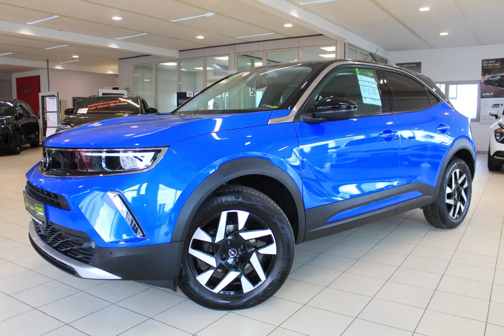 Opel Mokka 1.2 Turbo ELEGANCE LED+SHZ+Winterp.+Kam. Bleu - 2