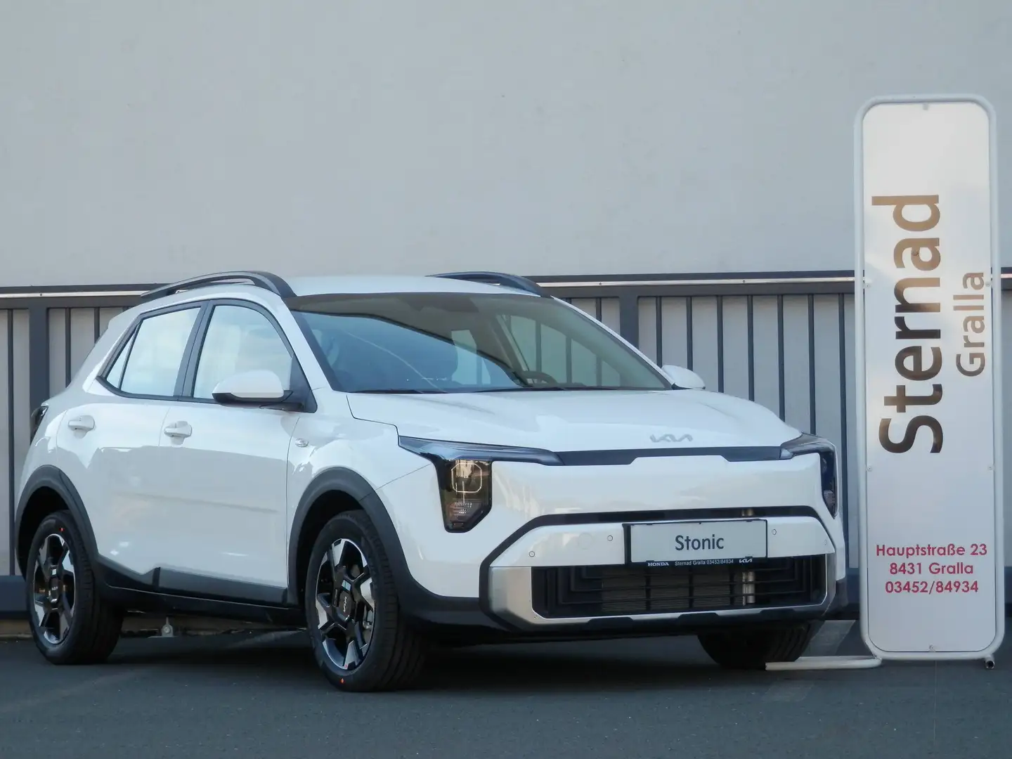 Kia Stonic 1,0 TGDI GPF ISG Titan Weiß - 2