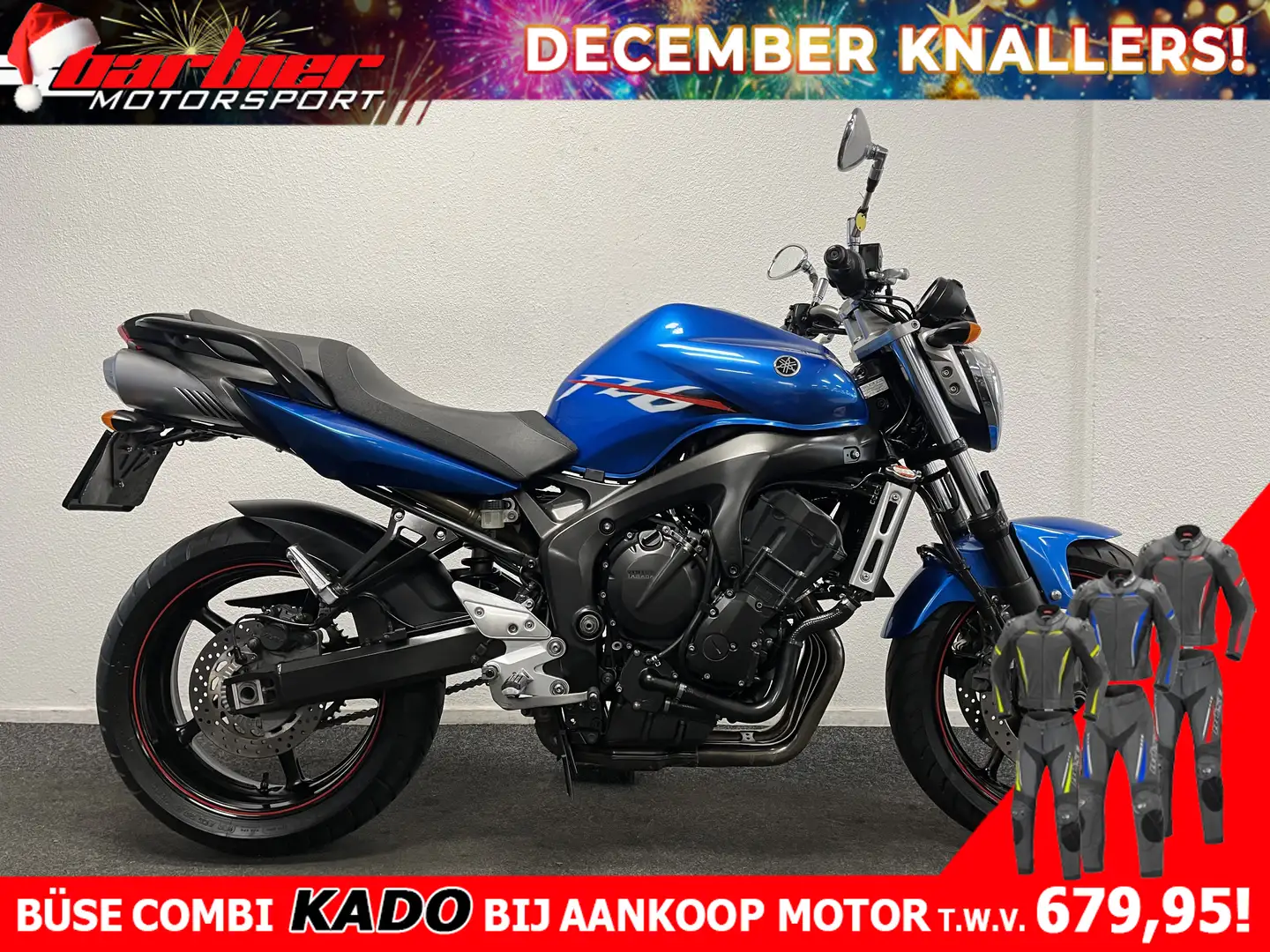 Yamaha FZ 6 N FAZER ABS Blauw - 1
