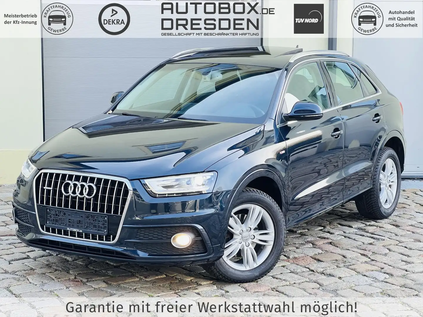 Audi Q3 2.0 TFSI Quattro S-LINE +BT+PANO+NAVI+XENON+ Blau - 1