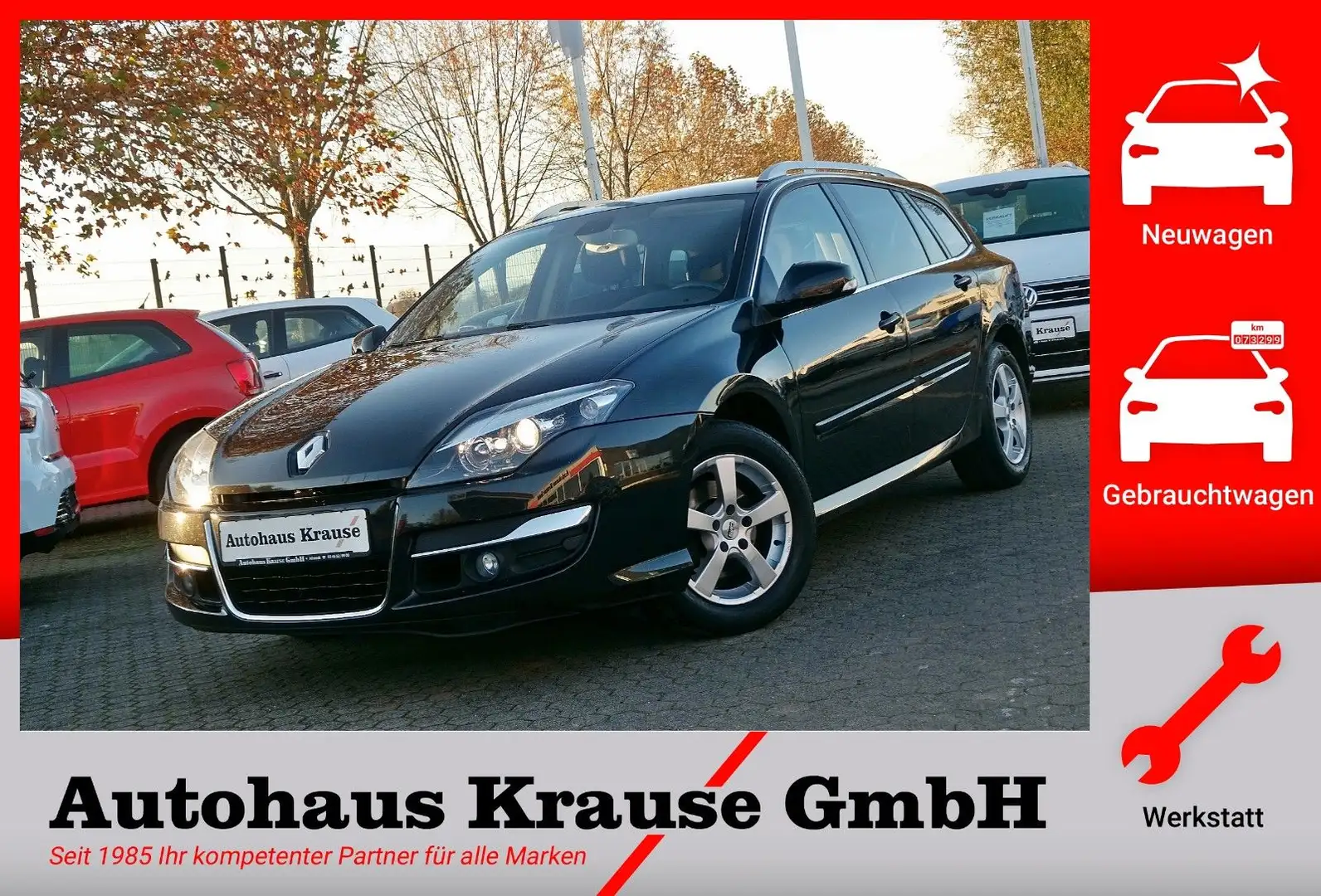Renault Laguna III Grandtour FL 2.0 16V Sportway-SOR+WIR Schwarz - 1