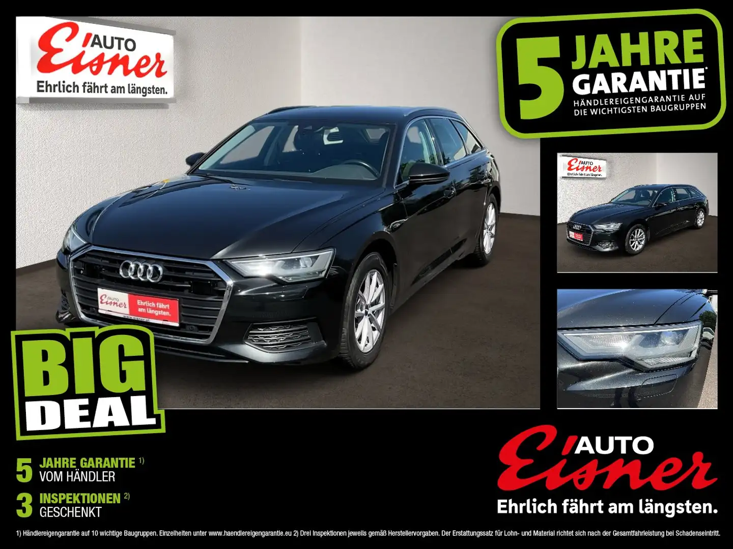 Audi A6 Avant 40 2.0 TDI 2xKlima AUT Fernlichtass. LM Grau - 1
