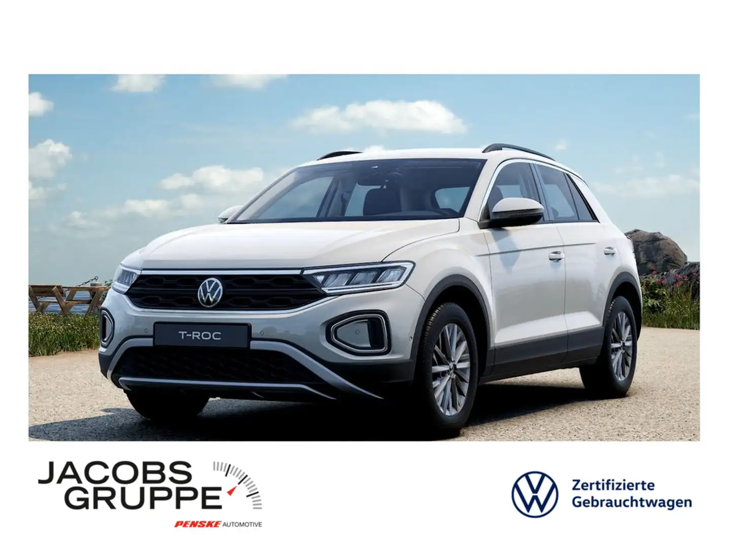 Volkswagen T-Roc 1.0 TSI Life LED*ACC*PDC * Grau - 1