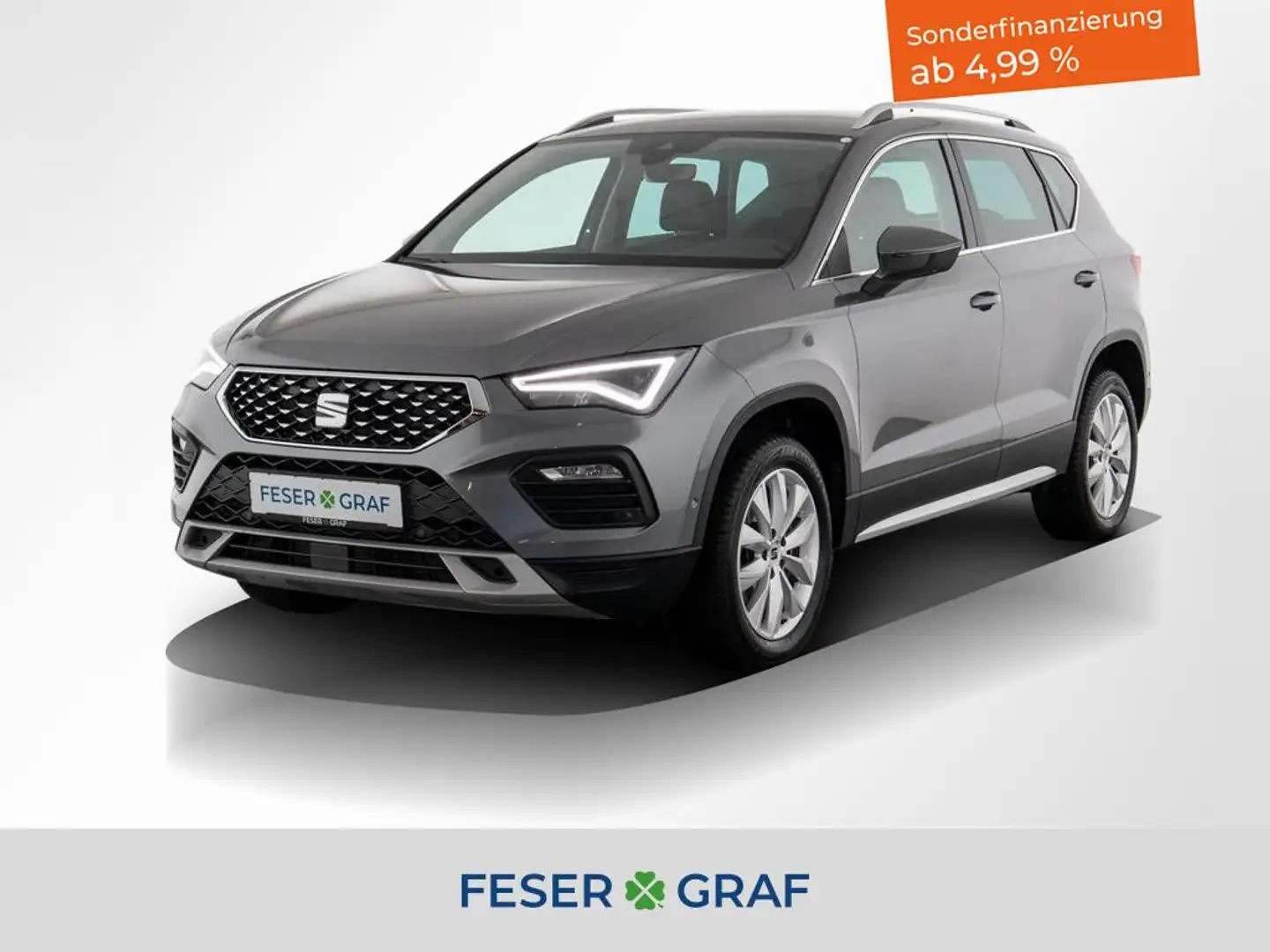 SEAT Ateca 1.5 TSI Xperience DSG AHK / LED / Rückfahrkamera Grau - 1