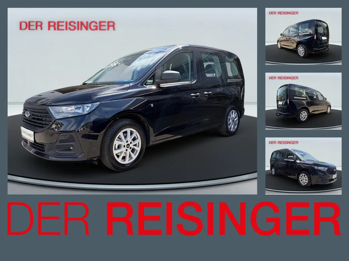 Ford Tourneo Connect 2.0 EcoBlue Trend Tempo.+AHK,Shz Schwarz - 1