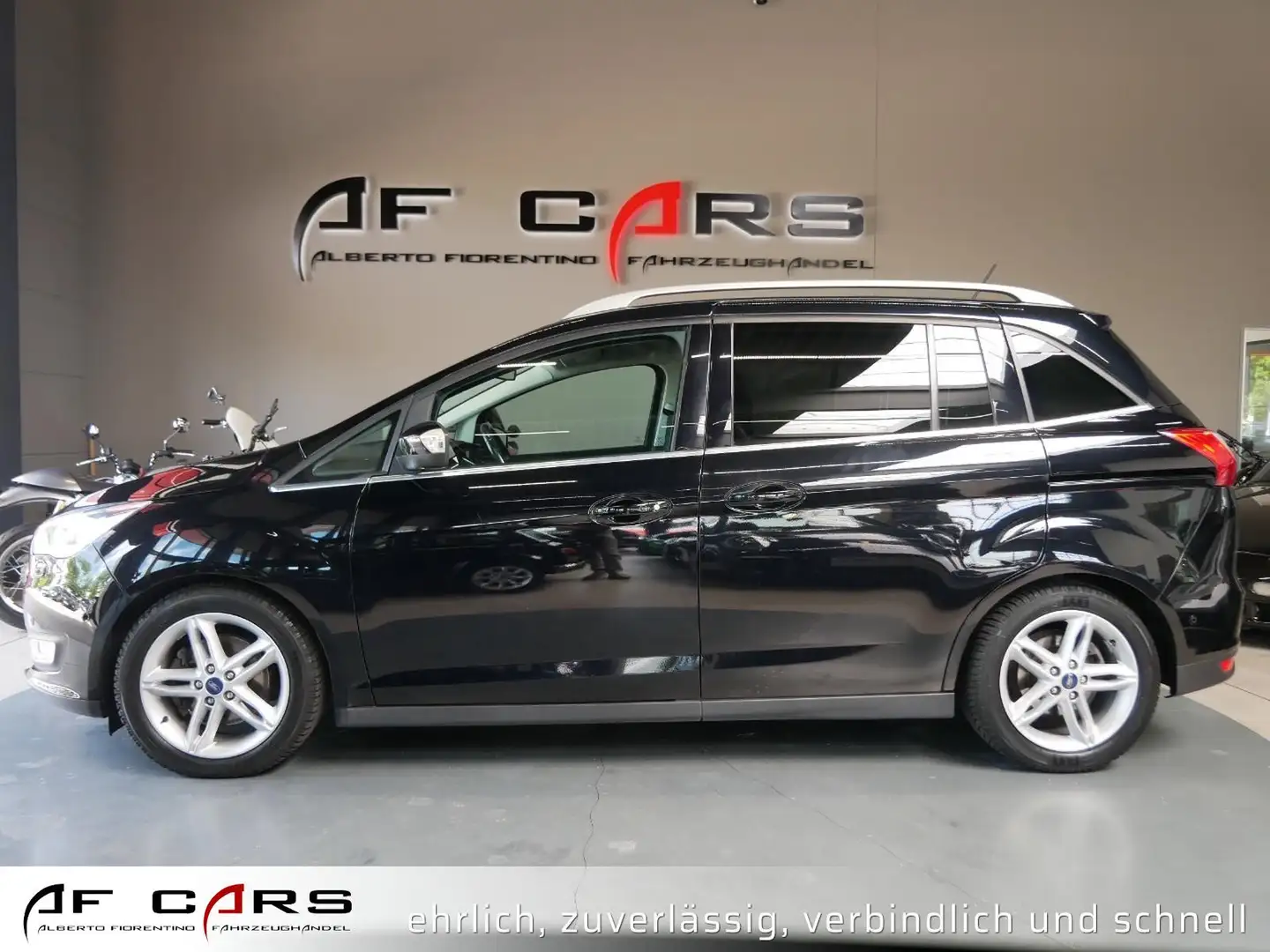 Ford Grand C-Max Titanium Navi Pano 7-Sitze Key Free Чорний - 2