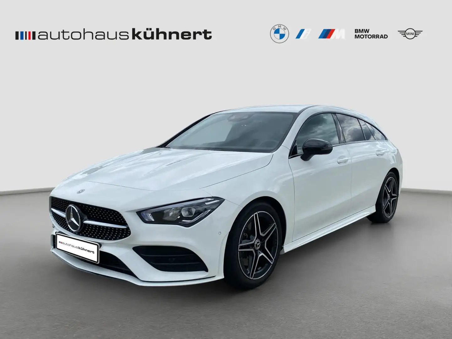 Mercedes-Benz CLA 200 AMG Line LED SpurAss AHK HiFi Navi RFK Alb - 1