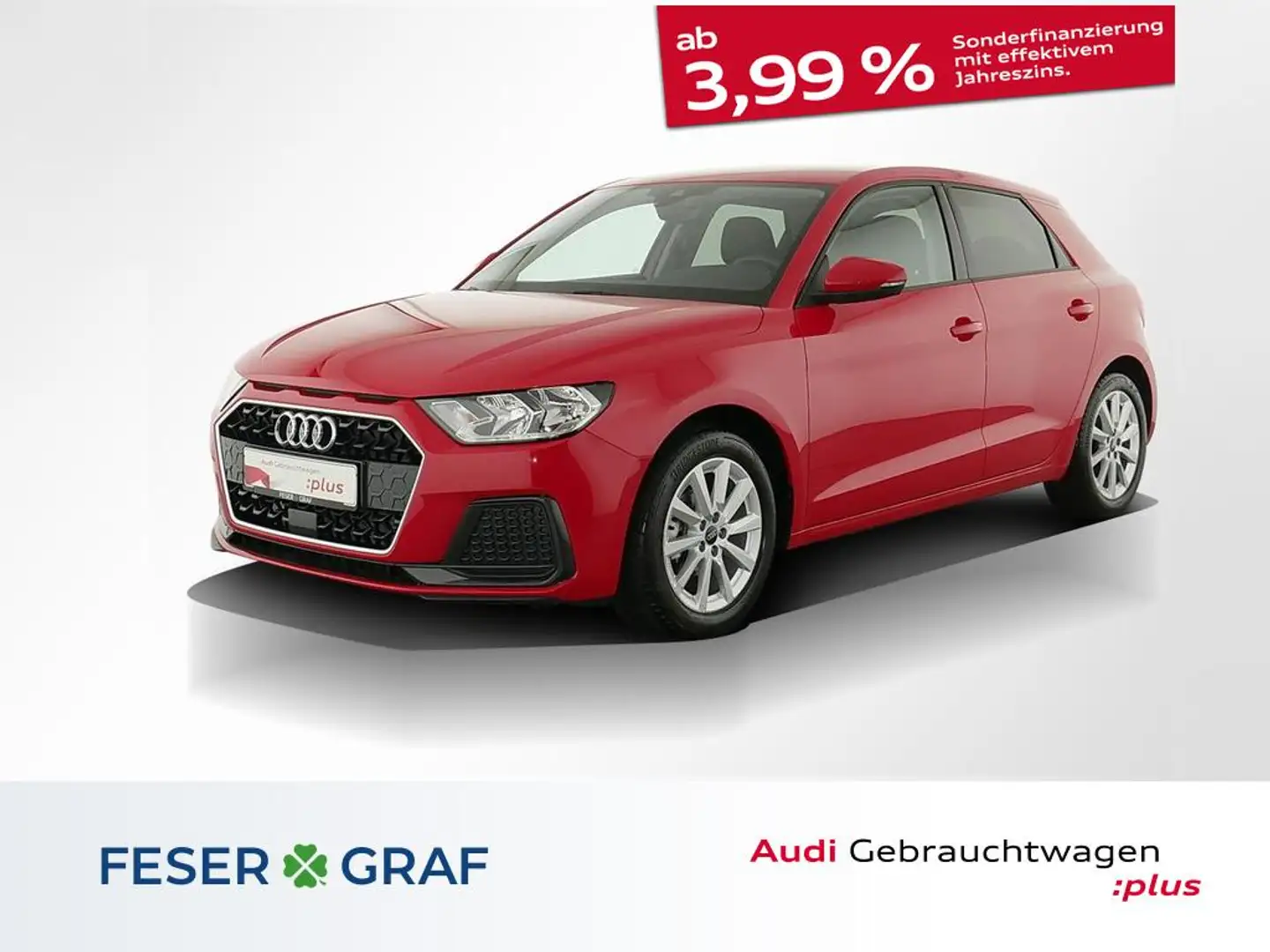 Audi A1 Sportback 25TFSI Advanced S tronic DAB/ Sitzh Rot - 1