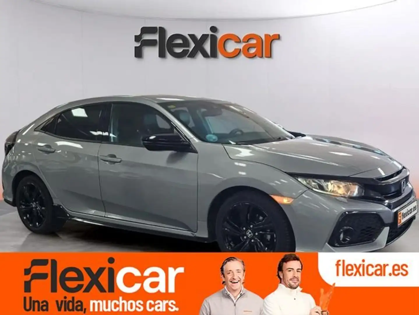 Honda Civic 1.0 VTEC Turbo Elegance Navi CVT Gris - 1