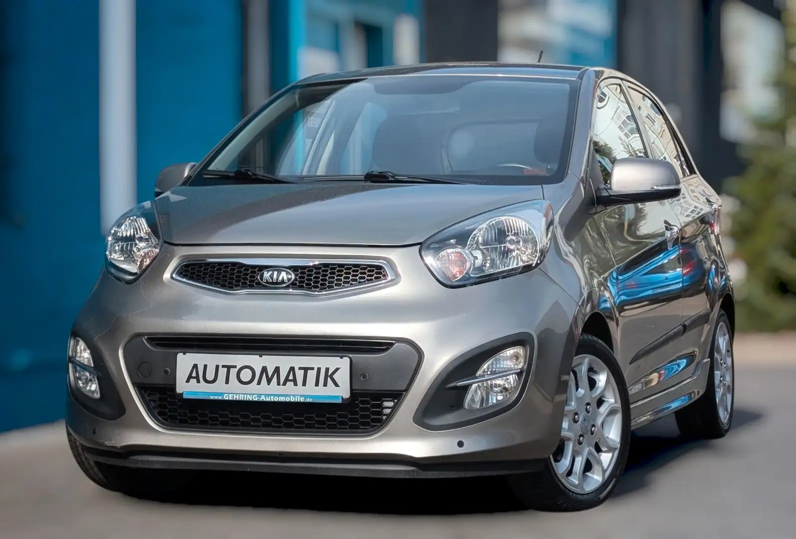 Kia Picanto Spirit Automatik 39TKm*Klimaauto*8xRäder Grau - 1