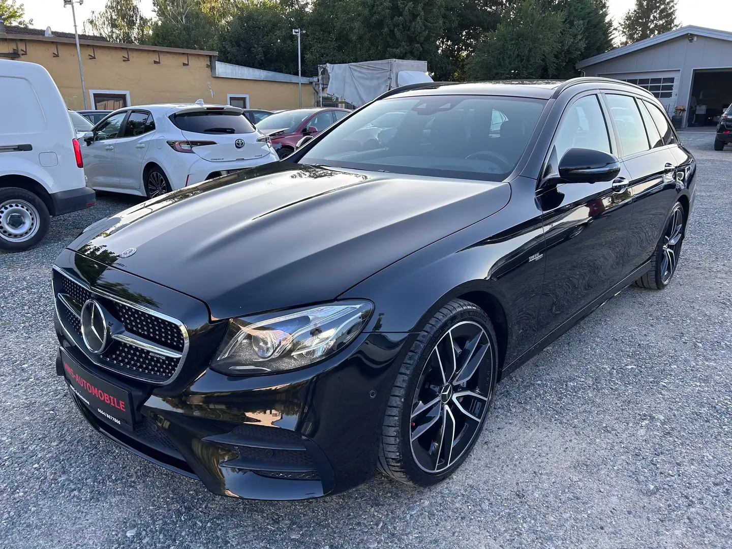 Mercedes-Benz E 53 AMG 4Matic+ Leder Burmester LED Kamera Megavoll Schwarz - 1