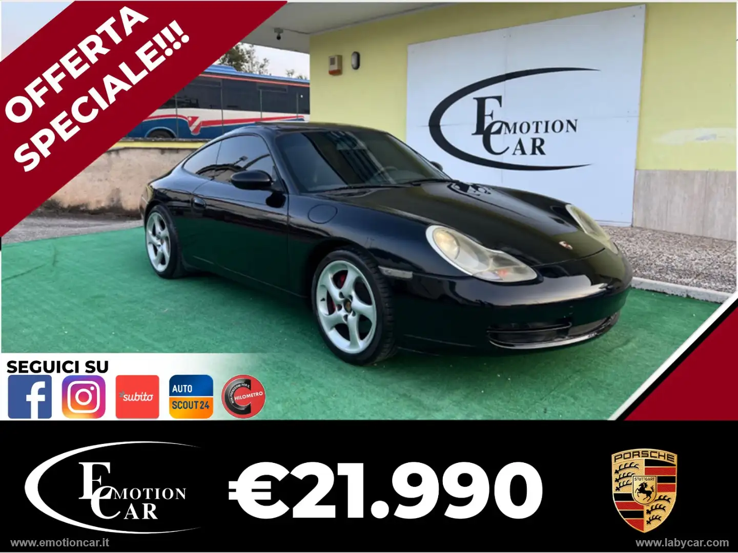 Porsche 996 Carrera Coupé - 1999 Nero - 1