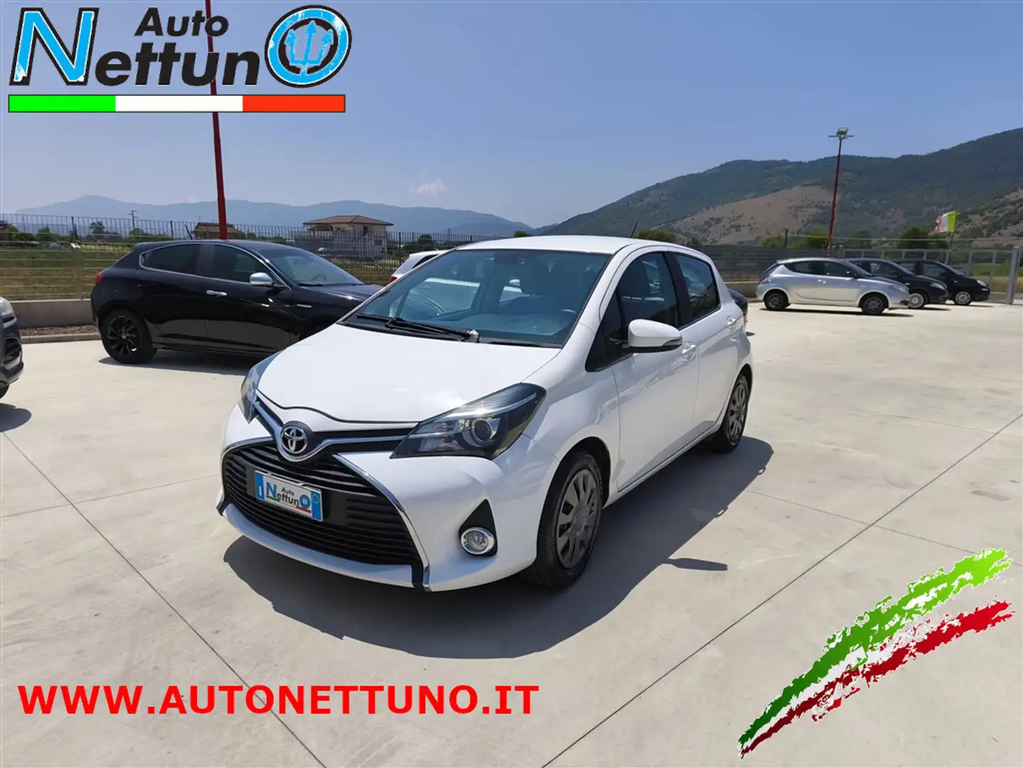 Toyota Yaris 1.0 5 porte Lounge GPL Blanc - 1