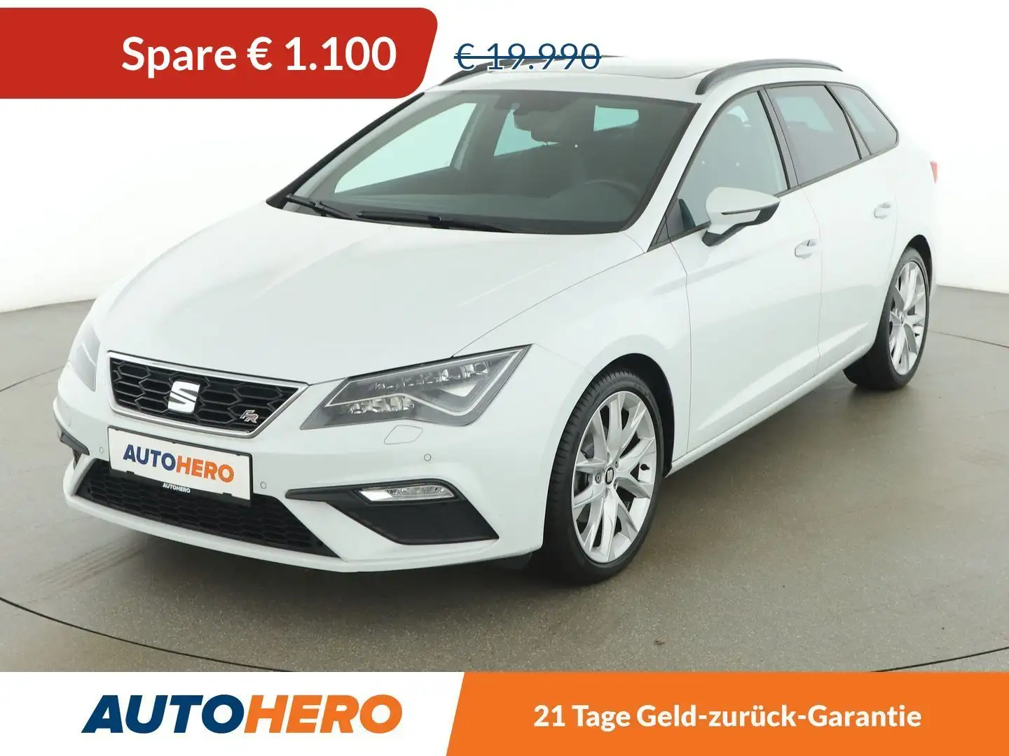 SEAT Leon 1.5 TSI ACT FR Aut. *NAVI*CAM*BEATSAUDIO*PANO* Weiß - 1