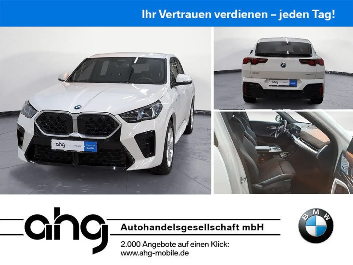 BMW X2 sDrive20i Steptronic DCT M Sportpaket AHK Weiß - 1