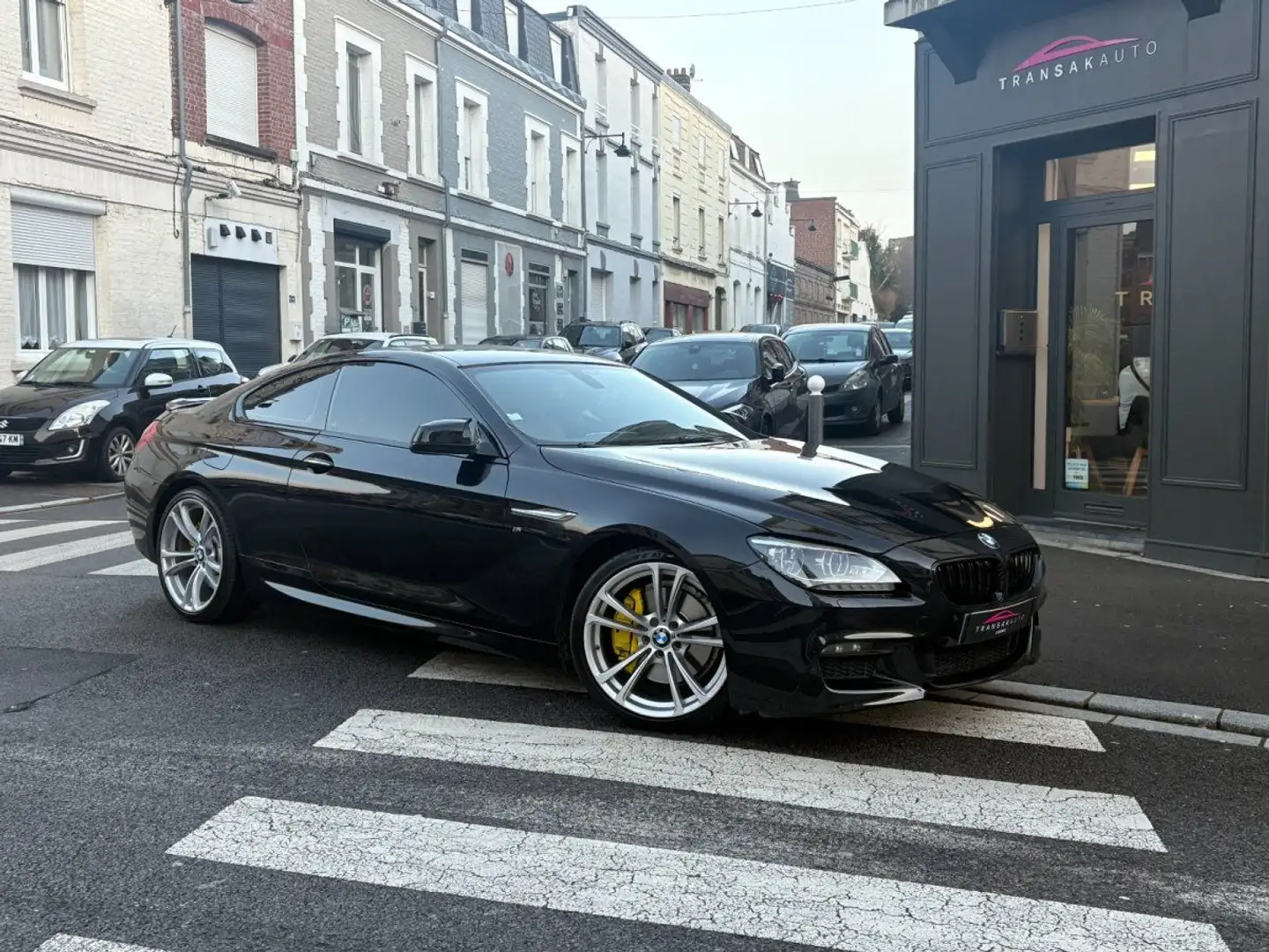 BMW 640 SERIE COUPE F13 640d 313ch Excellis A /GPS / PALETTES AU VOLANT / SIEGE ELECTRONIQUE Schwarz - 1