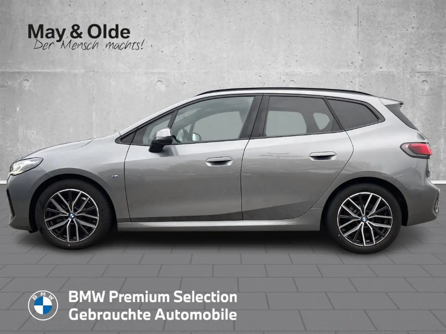 BMW 220 Active Tourer i M Sport AHK Pano Navi LED HiFi Gris - 2