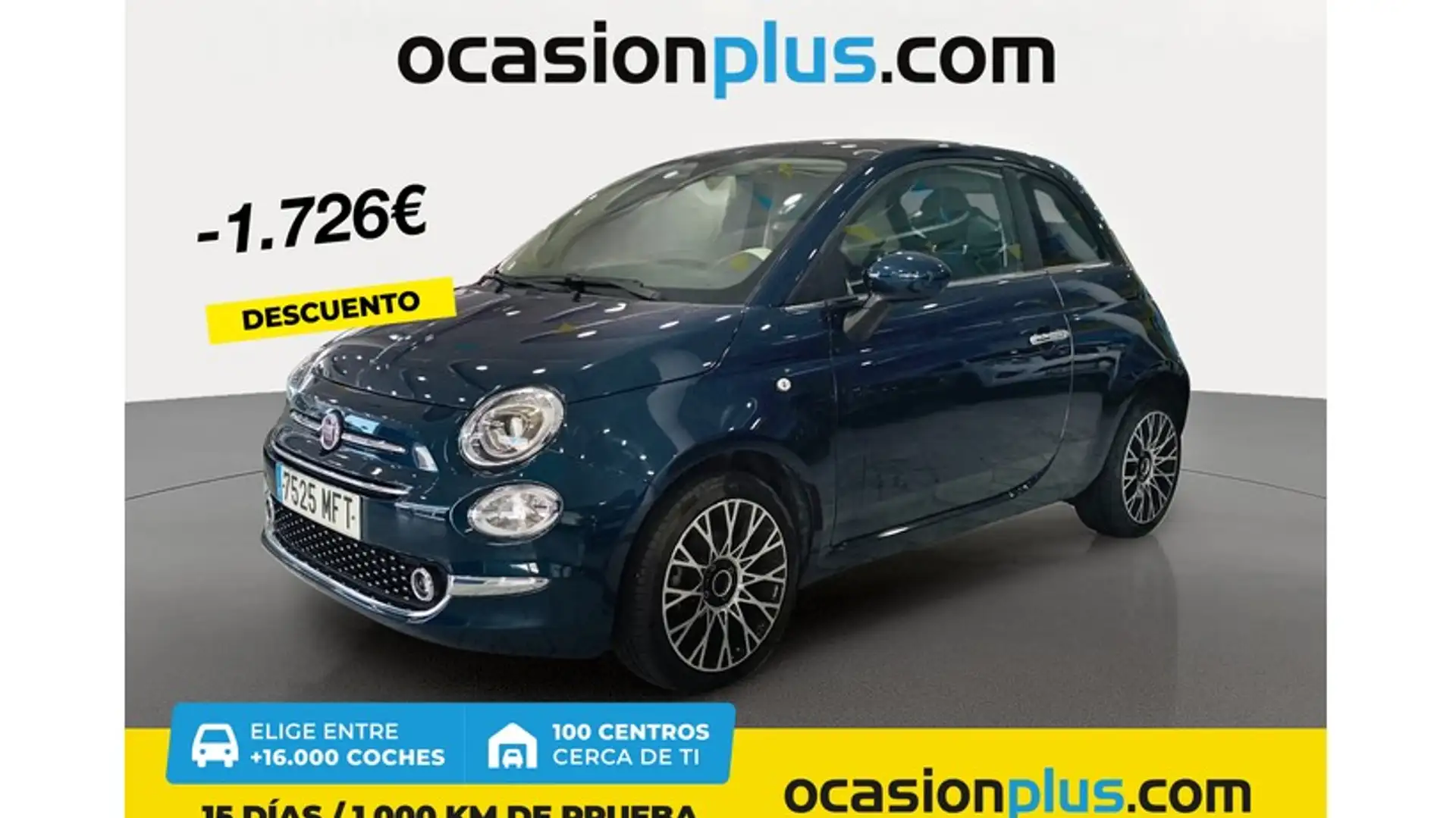 Fiat 500 1.0 Hybrid Dolcevita 52kW Azul - 1