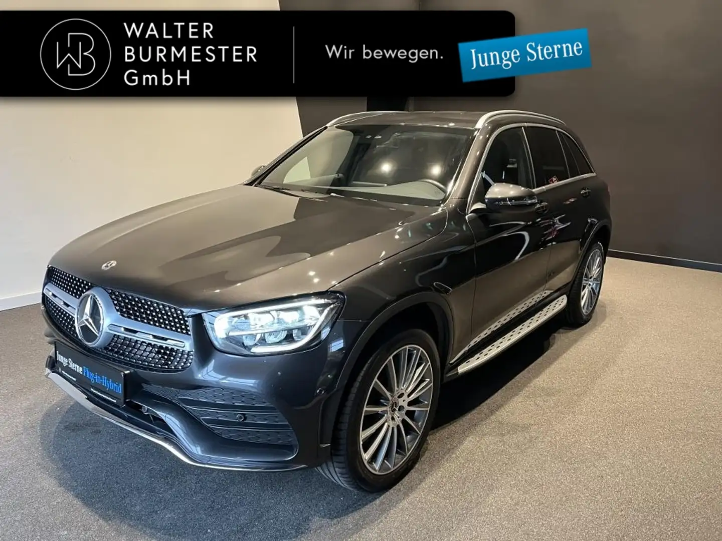 Mercedes-Benz GLC 300 de 4M +KAMERA+MBUX+AMG+NAVI+AUT+SHZ+PDC Grijs - 1