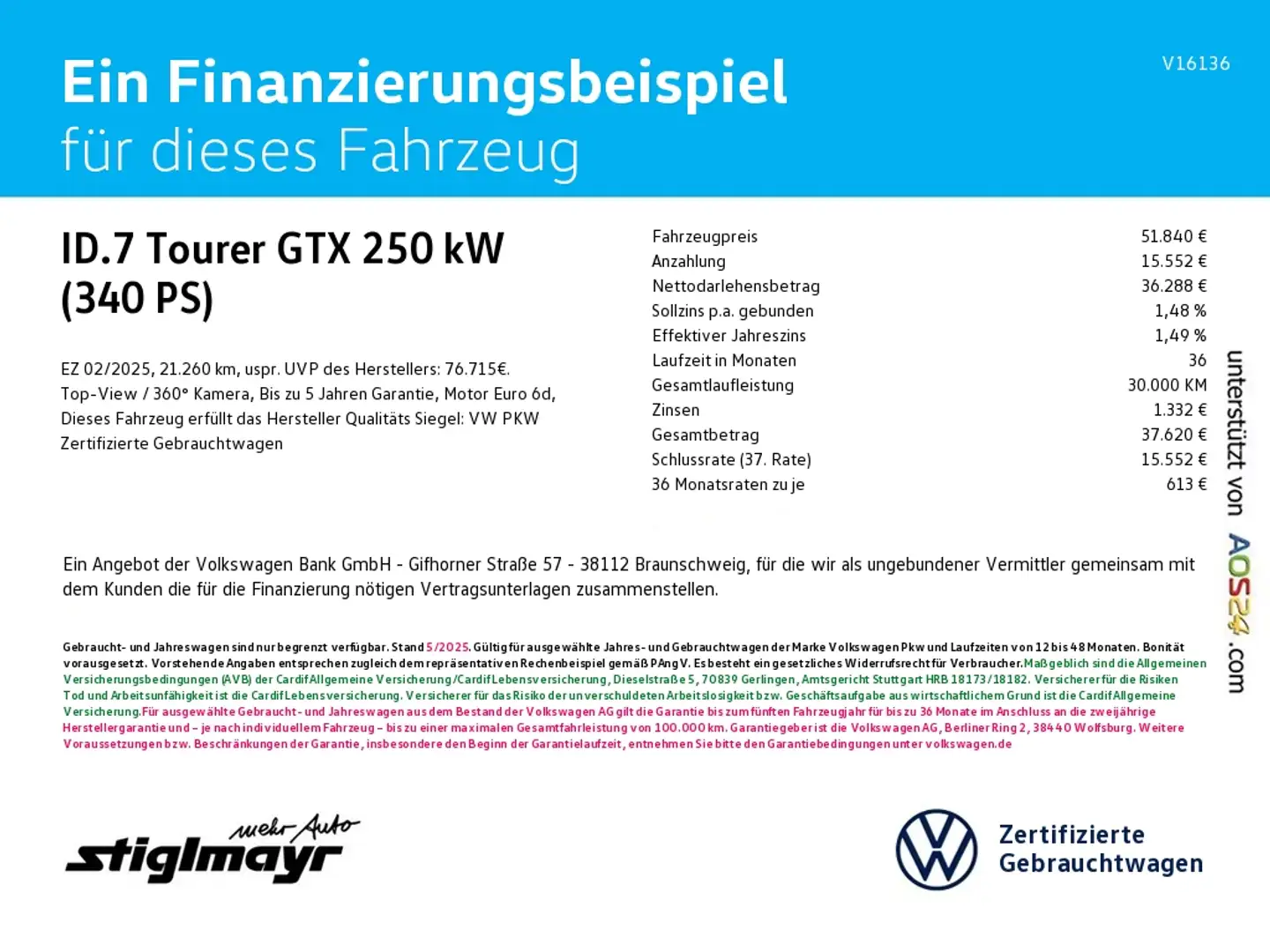Volkswagen ID.7 Tourer GTX +ACC+AHK+DCC+HUD+IQ-LIGHT+NAVI Rouge - 2