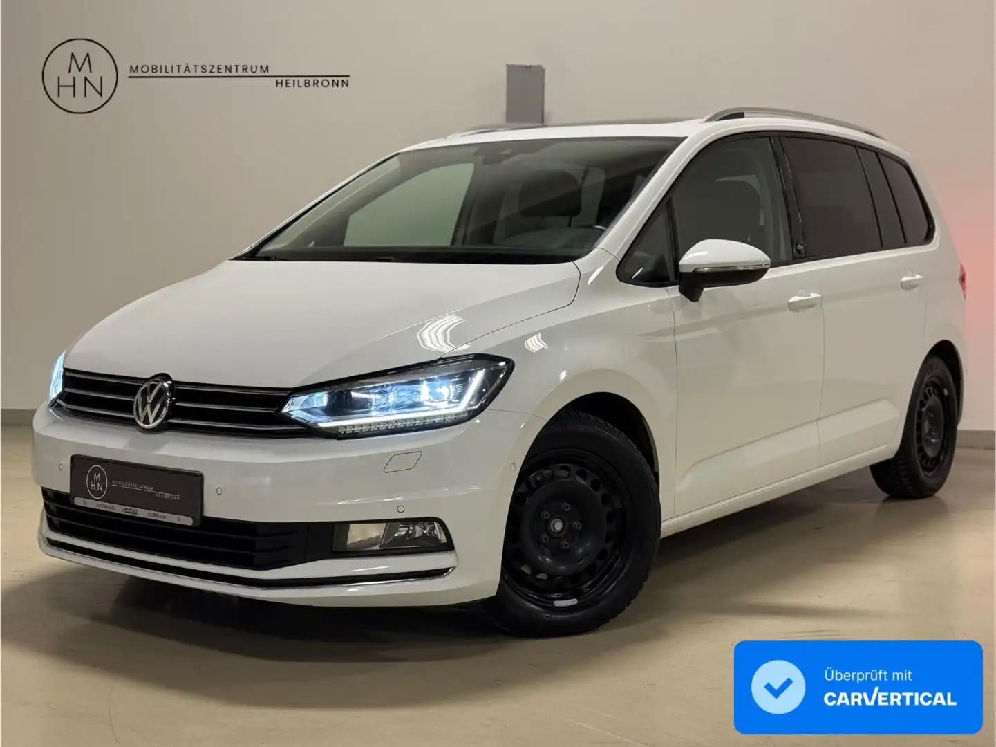 Volkswagen Touran Sound BMT/Start-Stopp 7-SITZER*1.HAND*KAM Blanc - 1