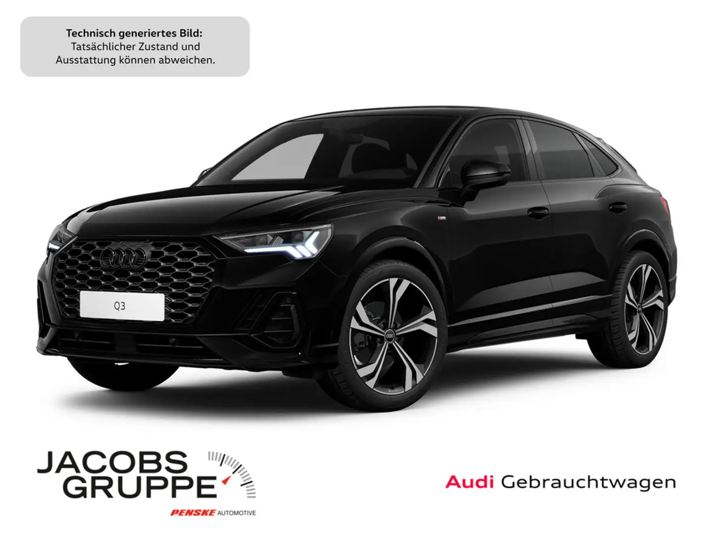 Audi Q3 Sportback 35 TDI S-line S tronic,Navi,Matr Schwarz - 1