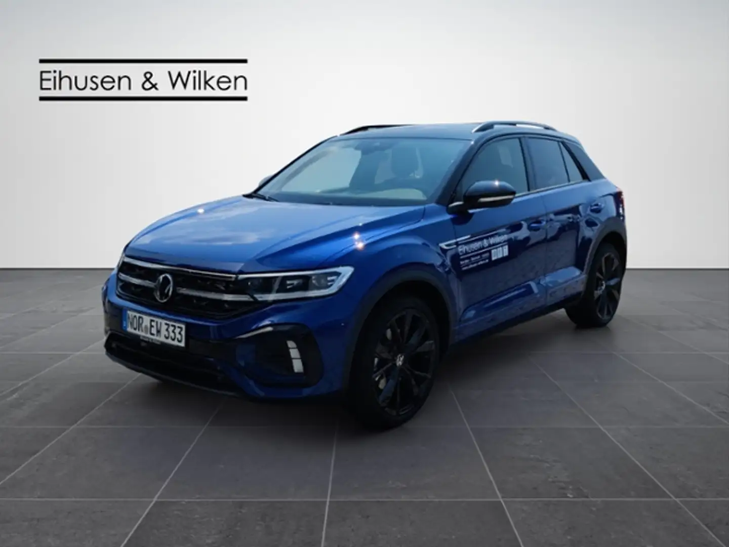 Volkswagen T-Roc 2.0+TDI+DSG+R-LINE+BLACK STYLE+ Blau - 2