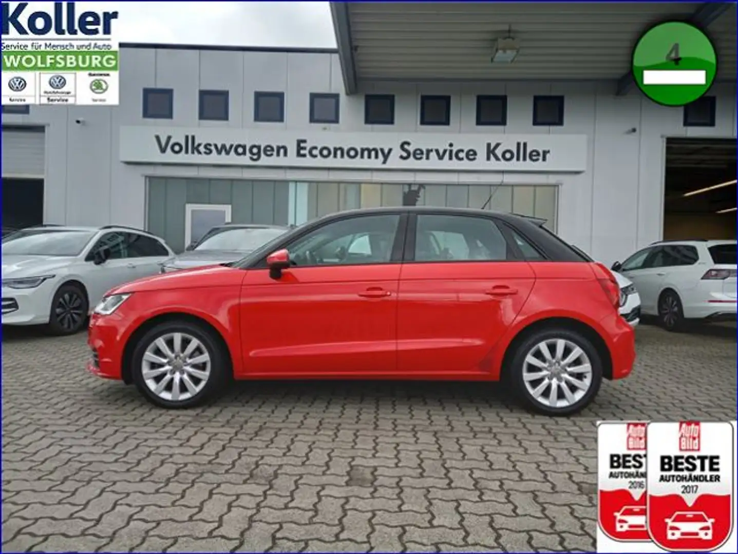 Audi A1 Sportback 1.4 TFSI stronic Sportsitze Navi Červená - 1