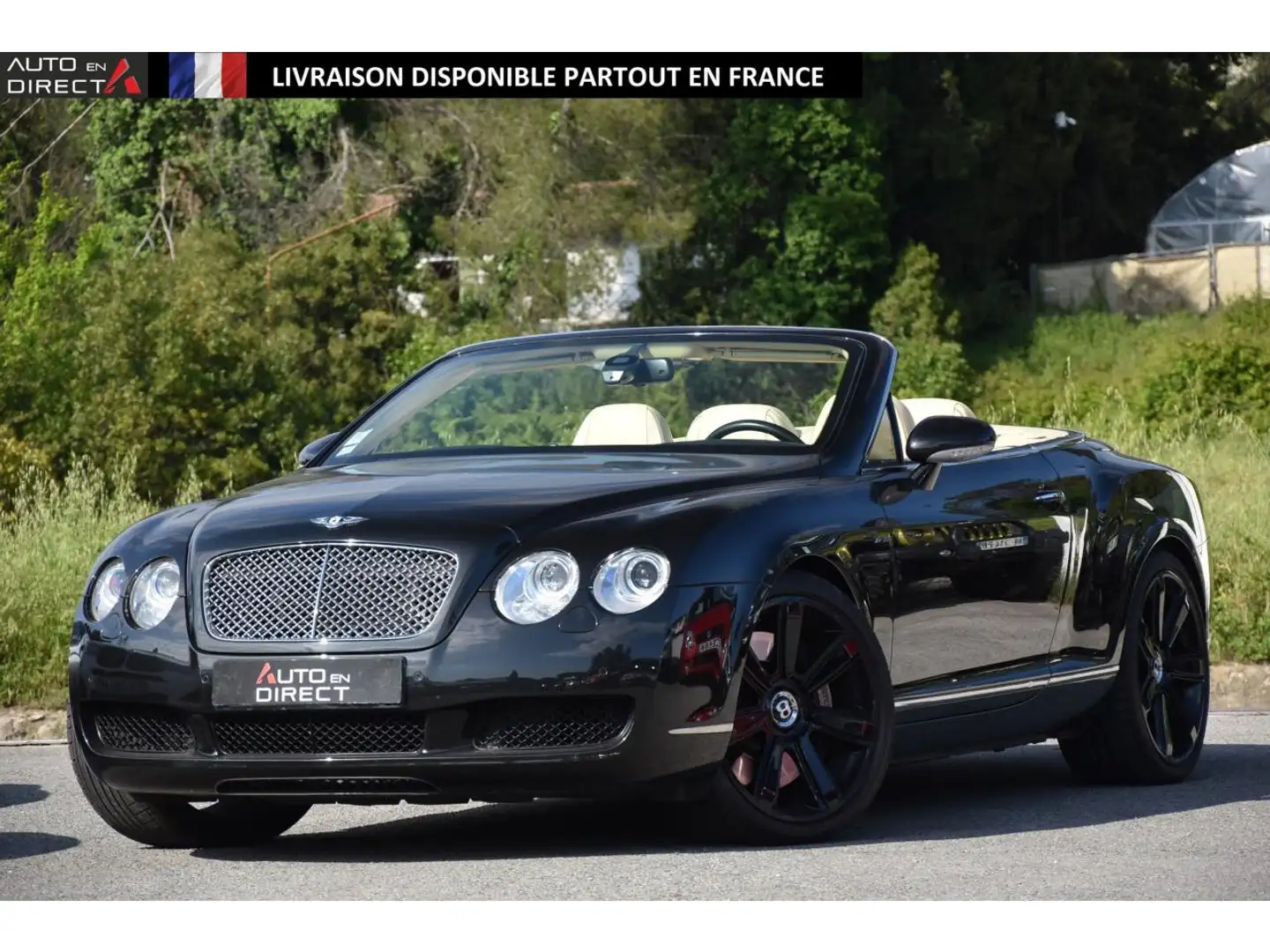 Bentley Continental Continental Convertible 6.8i - BVA  CONVERTIBLE CA Černá - 1